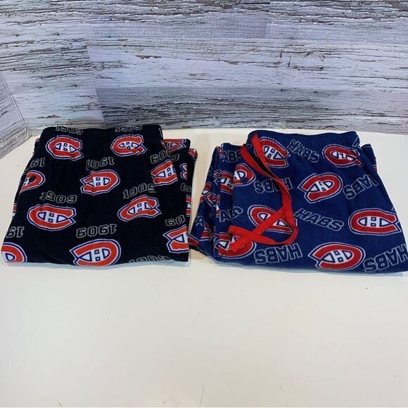 COPY - Montreal Canadien Habs Fleece Fuzzy Pajama Pants - Picture 1 of 5